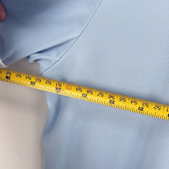 Men's Classic Regular-Fit Polo Shirt Men Blue Short Sleeve Shirt Size XXL - Picture 11 of 12